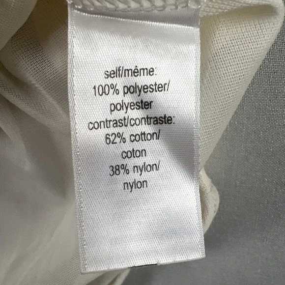 Maurices Lace Top Womens XL Sheer Ivory Fairy Blouse Boho Feminine Romantic - Picture 5 of 13